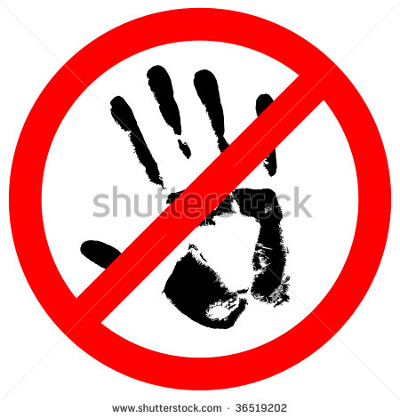 Do Not Touch Clipart   Free Clip Art Images