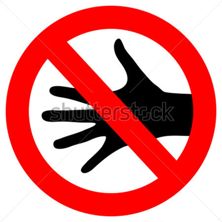 Do Not Touch Sign Clipart   Free Clip Art Images