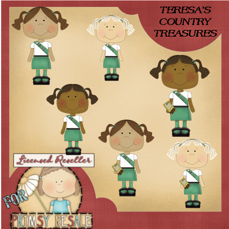 Girl Scouts Clipart   Teresas Country Treasures Clipart Printables