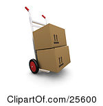 Royalty Free  Rf  Sack Truck Clipart Illustrations Vector Graphics
