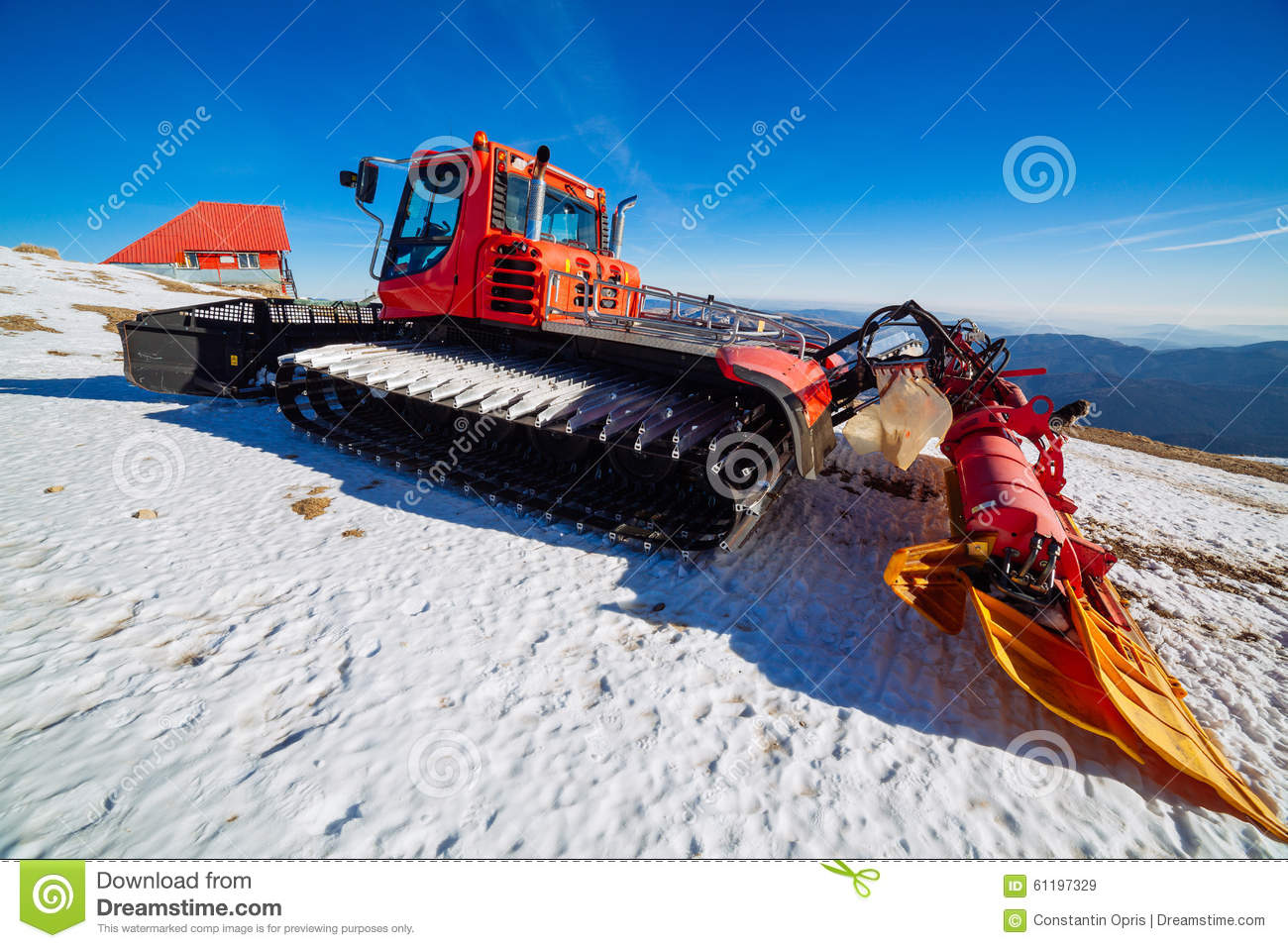 Snow Plow Stock Photo   Image  61197329