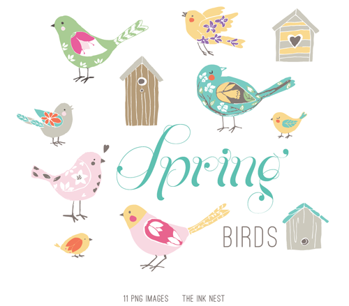 Spring Birds From   8 Choose File Type Choose An Option Clip Art