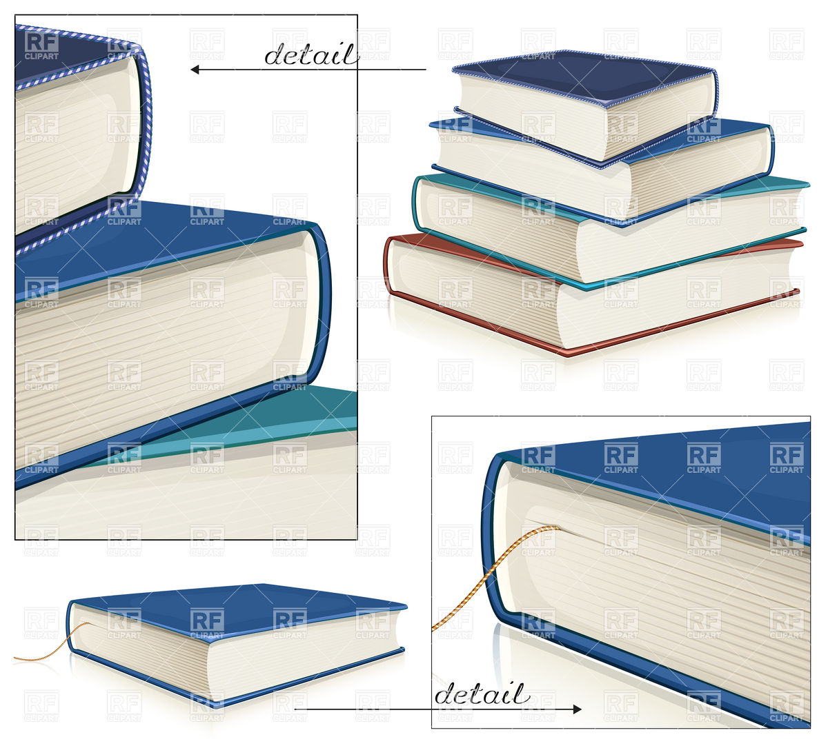 Stack Of Books 4983 Objects Download Royalty Free Vector Clip Art