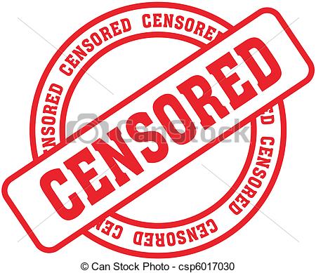 Vector Clipart Of Censored Word Stamp8   Censored Word Stamp In Vector    