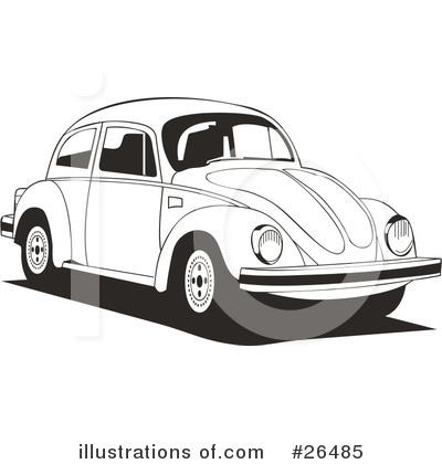 Volkswagen Clipart  26485 By David Rey   Royalty Free  Rf  Stock    