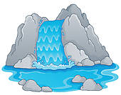 Waterfall Illustrations And Clipart