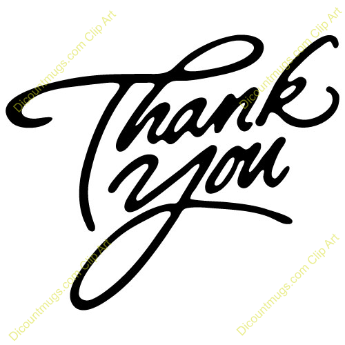 Clipart 10555 Thank You   Thank You Mugs T Shirts Picture Mouse Pads