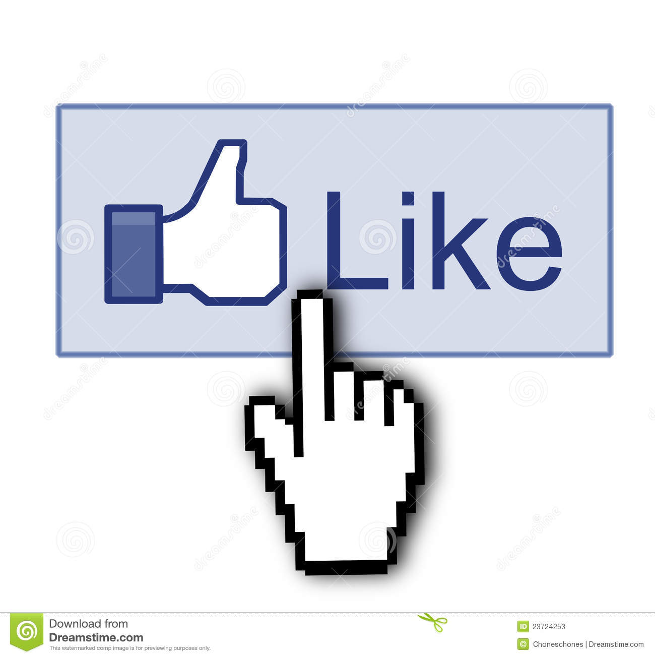 Facebook Like Thumb Up Sign Editorial Stock Photo   Image  23724253
