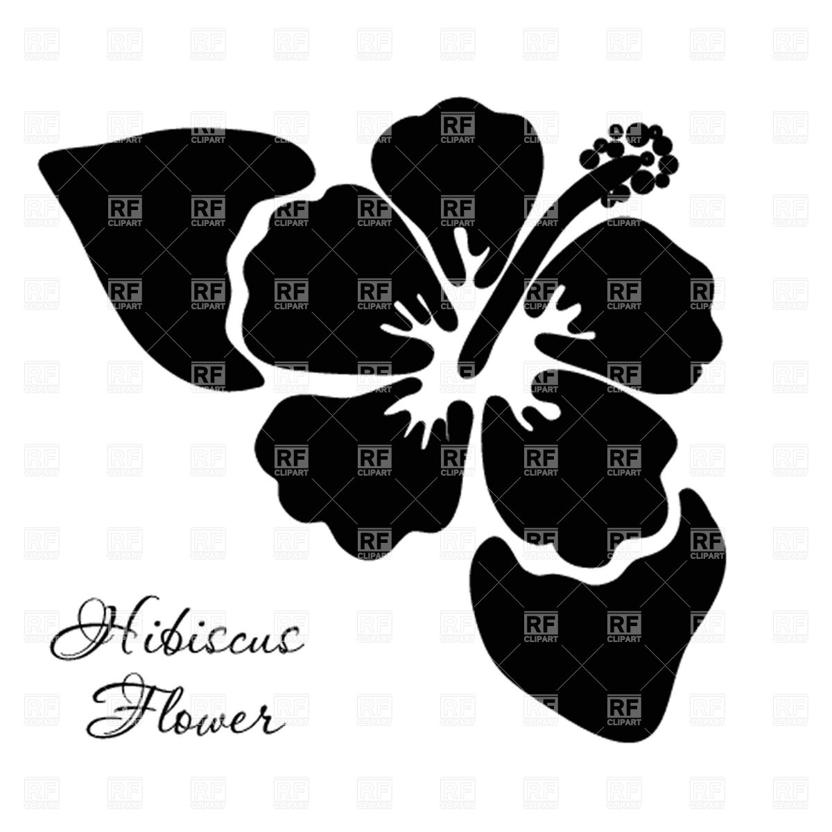 Flower   Simple Silhouette Download Royalty Free Vector Clipart  Eps