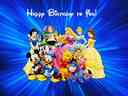 Happy Birthday Disney Movie   Requires Flash  Disney Happy Birthday