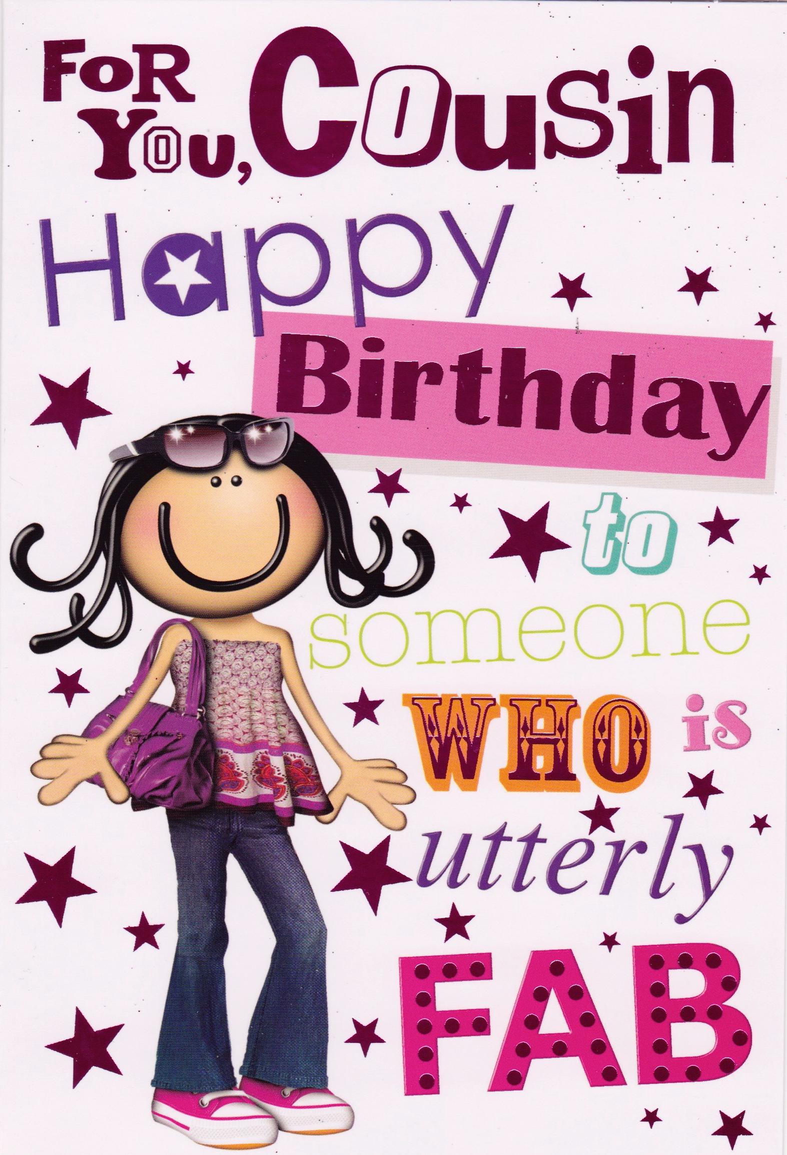 Home Cards Birthdays For You Cousin Happy Birthday Card