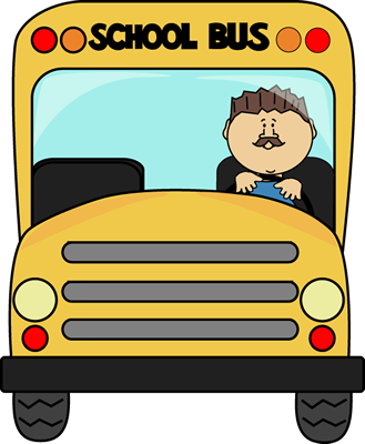 School Bus Driver Clip Art Image   Yellow School Bus With A Bus Driver