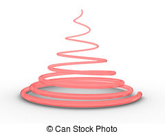 Spiral   Illustration Of A Spiral In The Form Of A Tree On A