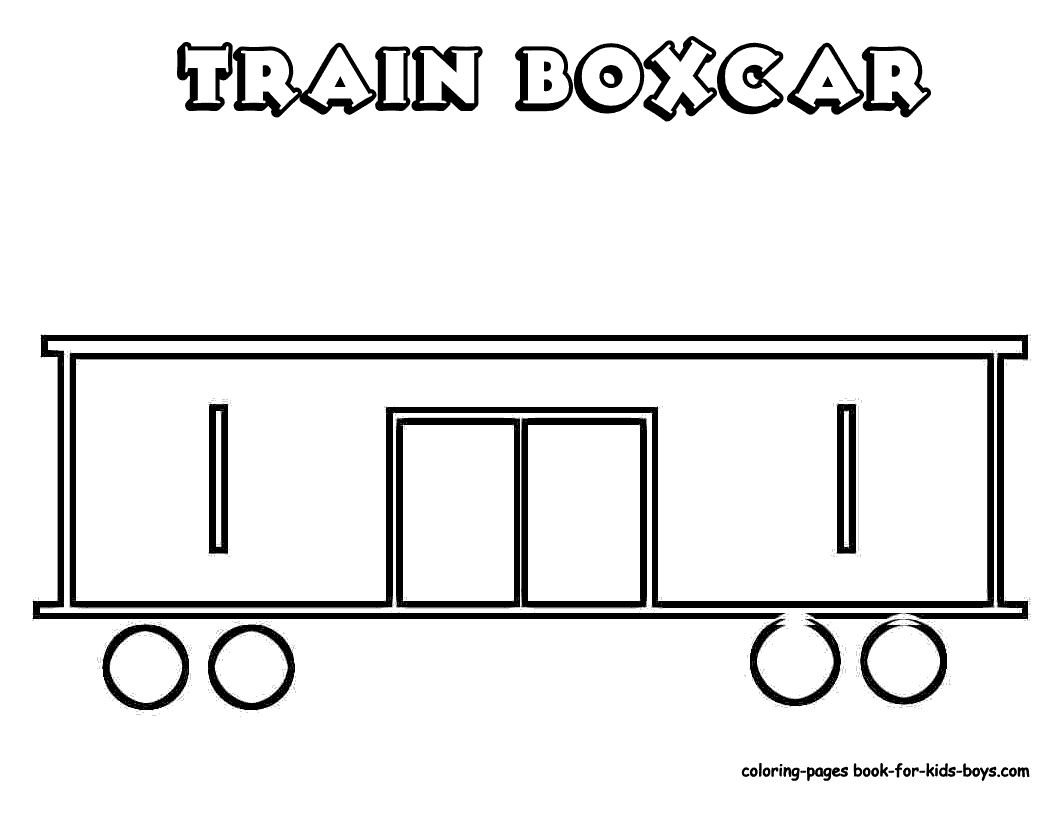 Train Car Coloring Page 25 Train Coloring At Coloring Pages Book For    