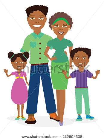 African American Family Clipart African American Family