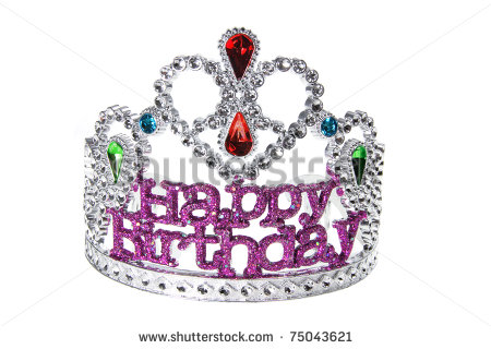 Birthday Crown On White Background Stock Photo 75043621   Shutterstock