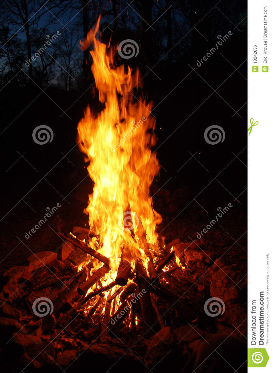 Campfire Royalty Free Stock Image   Image  18242636