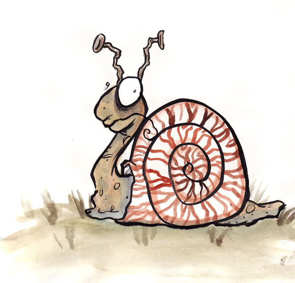 Cartoon Sea Slug