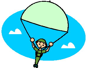 Clipart   Saut En Parachute Clipart