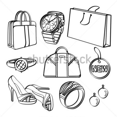Consumer Goods Clipart Shopping Set And Consumer Goods Collection    