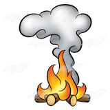 Fire And Smoke Explosion Clipart