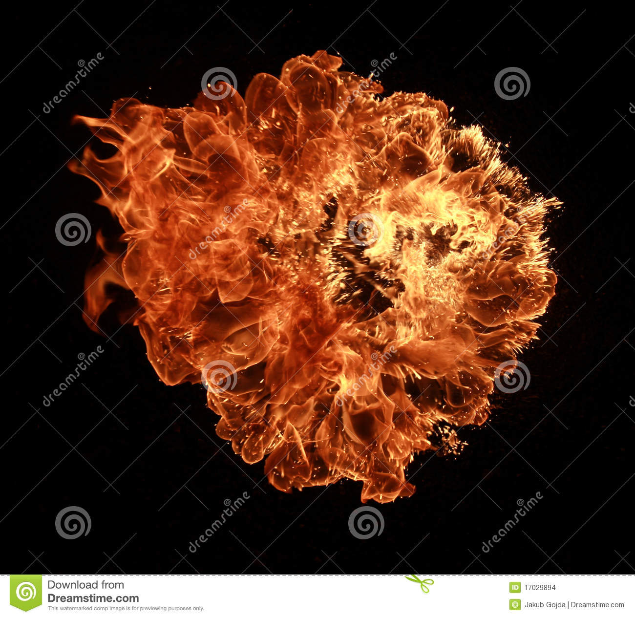 Fire Explosion Clipart Fire Explosion Isolated On