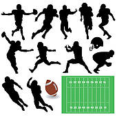 Football Player Stock Illustrations   Gograph