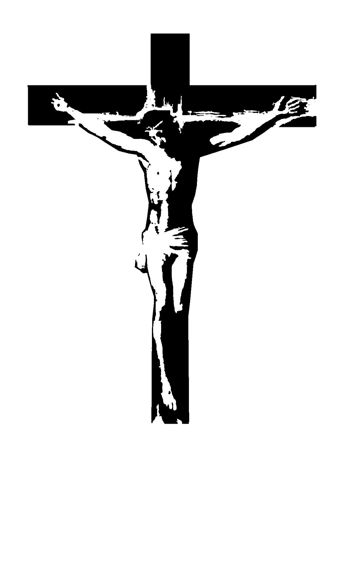 Jesus With Cross Drawing   Clipart Best