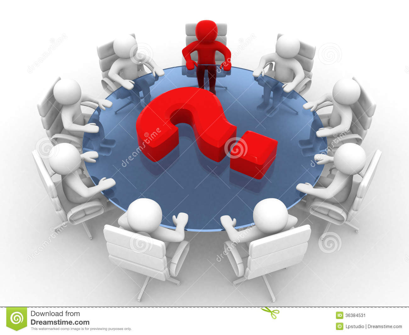 Leadership And Team At Conference Table  Stock Image   Image  36384531