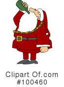 Santa Drinking Wine Clipart  1   Royalty Free  Rf  Stock Illustrations