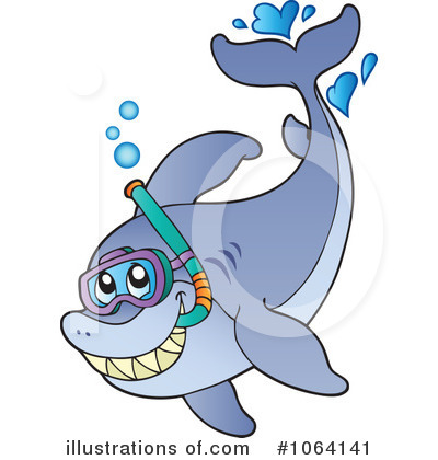 Shark Clipart  1064141   Illustration By Visekart