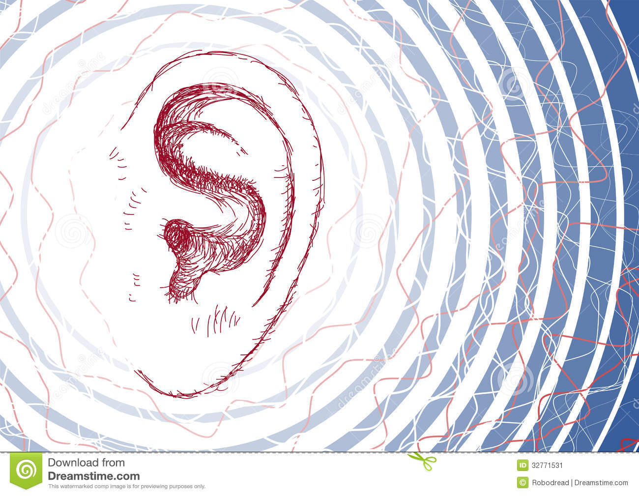 Sound Waves Clipart Ear And Sound Waves