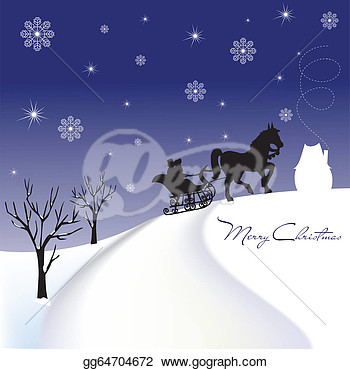 Stock Illustration   Christmas Sled  Clipart Gg64704672