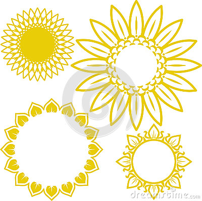 Sunflowers Clip Art Collection Sunflower Themed Designs 31415939 Jpg