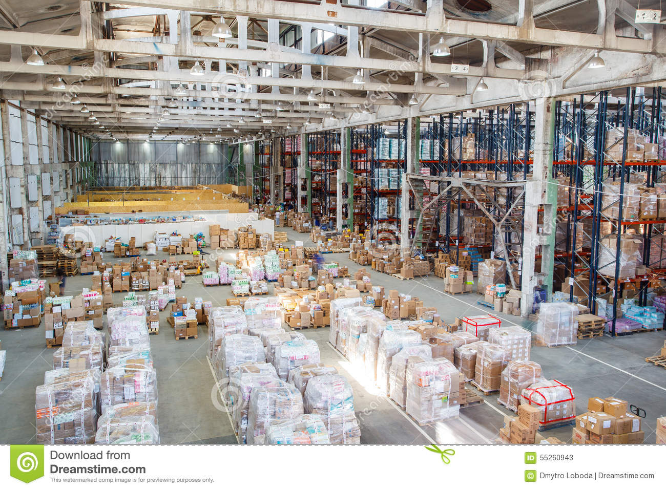 The Warehouse Complex For The Storage Of Consumer Goods