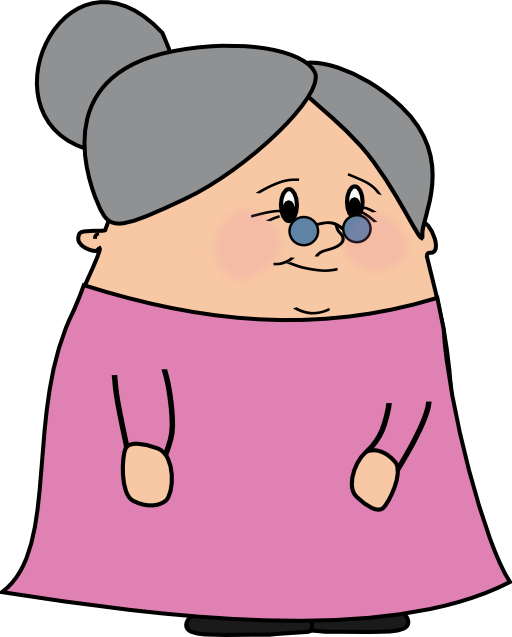 Two Old Ladies Clipart Old Lady Clipart