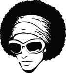 Afro Man Cartoon Design Afro Hippie Woman Afro Man Afro