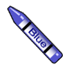 Blue Crayon Clipart Blue Crayon Png