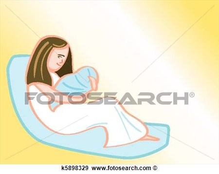 Clip Art   Mom And Newborn Baby  Fotosearch   Search Clipart    