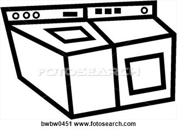 Clipart   Washer   Dryer  Fotosearch   Search Clipart Illustration