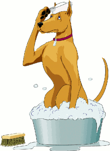 Dog In Bath Cartoon   Http   Www Wpclipart Com Cartoon Animals Dog Dog    