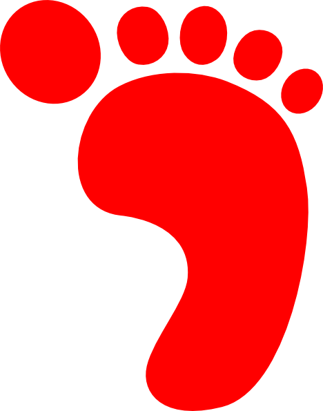 Footprint Clip Art At Clker Com   Vector Clip Art Online Royalty Free    