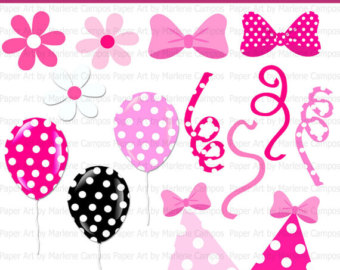 Minnie Pink Insp Ired Birthday Party Clip Art Party Birthday