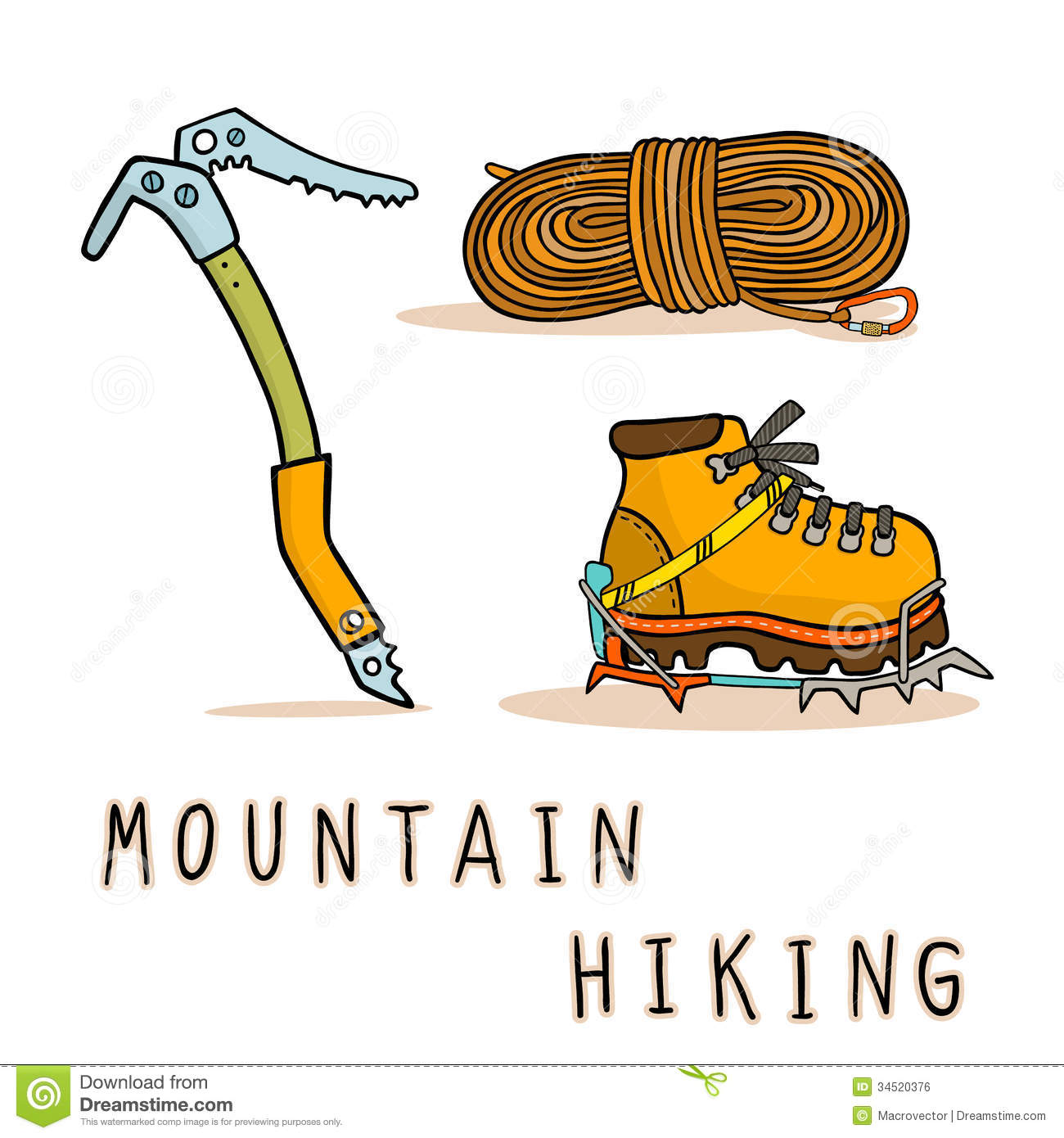 Mountain Hiking Royalty Free Stock Image   Image  34520376