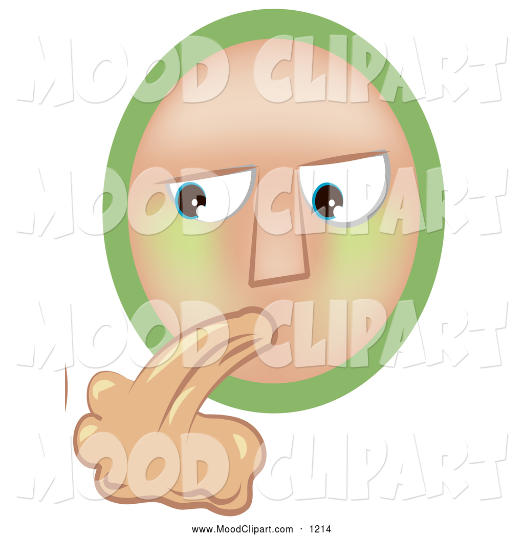 Out Emoticon Smiley Face Puking Nasty Brown Green Vomit By Geo Images