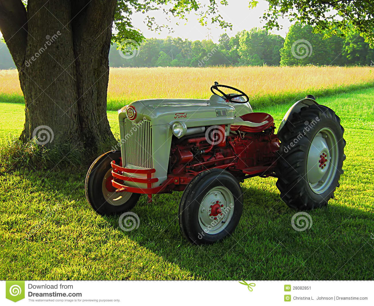 Photograph Of An Antique Tractor  This Particular Model Was    