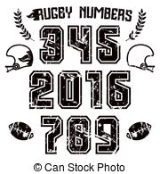 Player Clip Art Vector Graphics  72 Vintage Rugby Player Eps Clipart