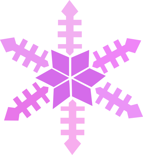 Purple Snowflake Clip Art At Clker Com   Vector Clip Art Online