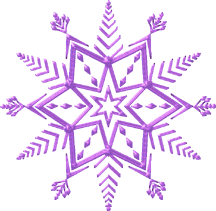 Purple Snowflake Clip Art Clipart   Winter Scenes