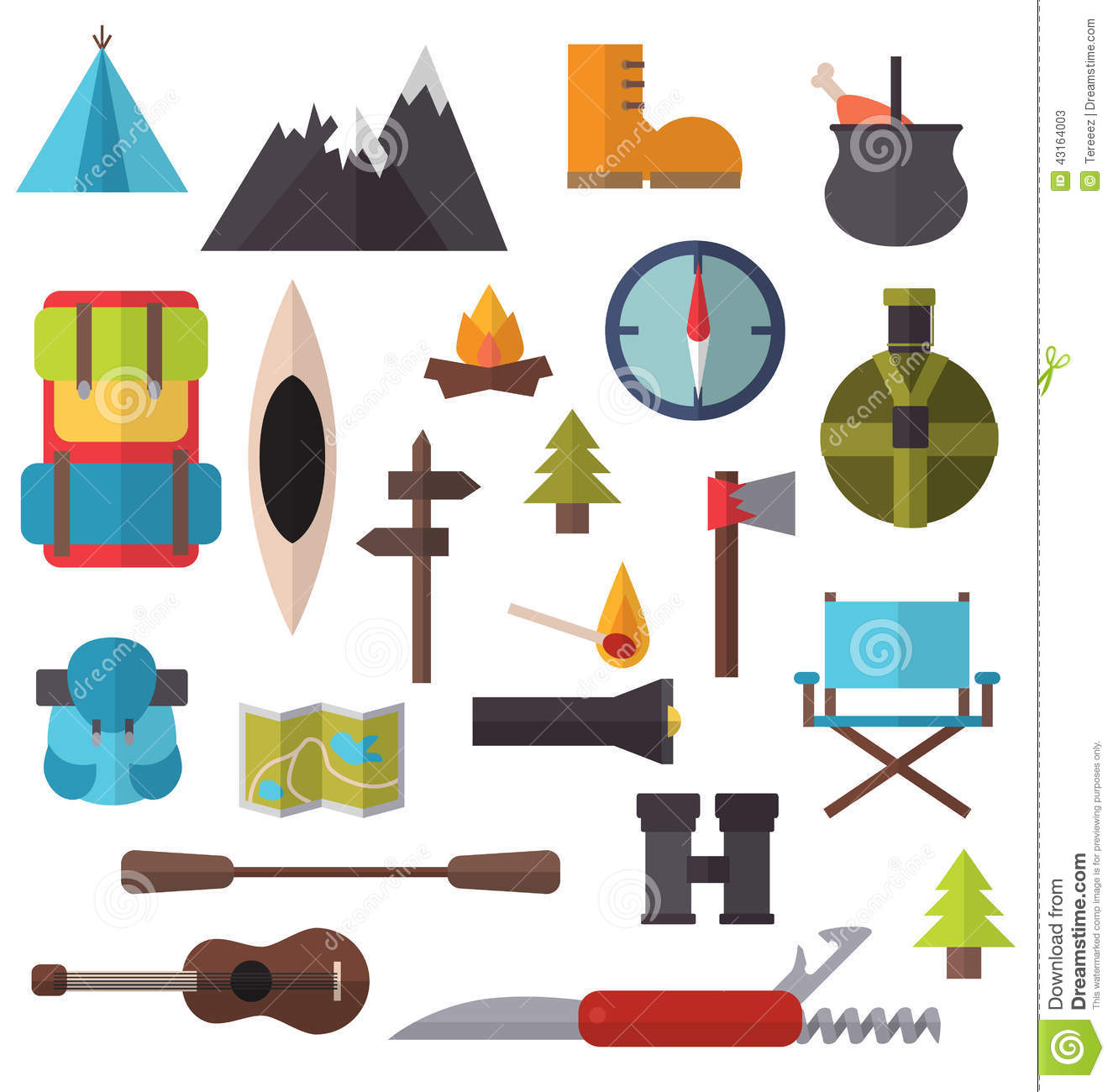 Showing Pictures For  Camping Equipment Clip Art